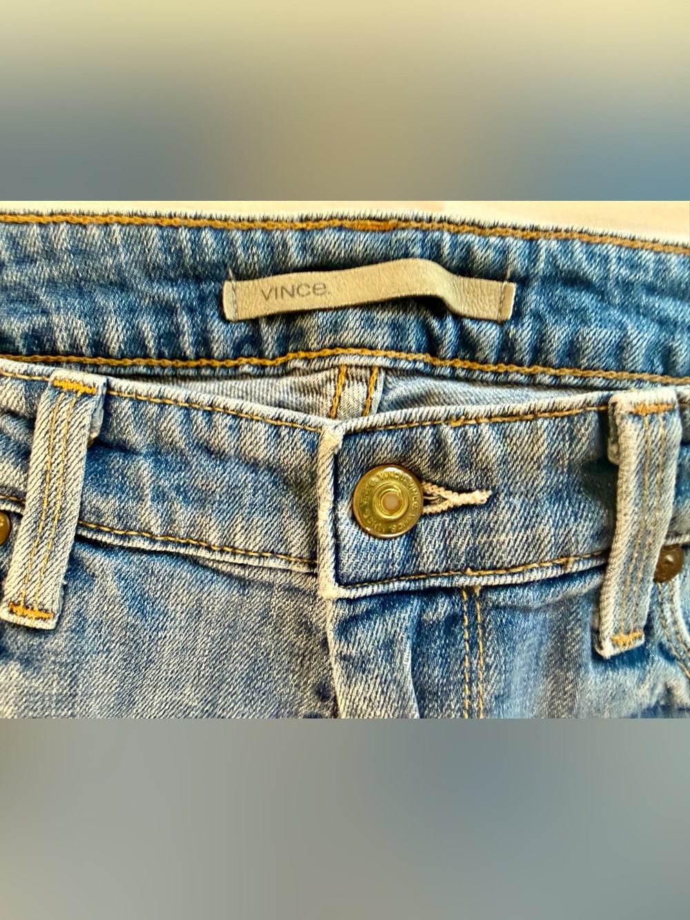 Vince Women's Medium Blue Skinny Jeans size 28 - Picture 2 of 8